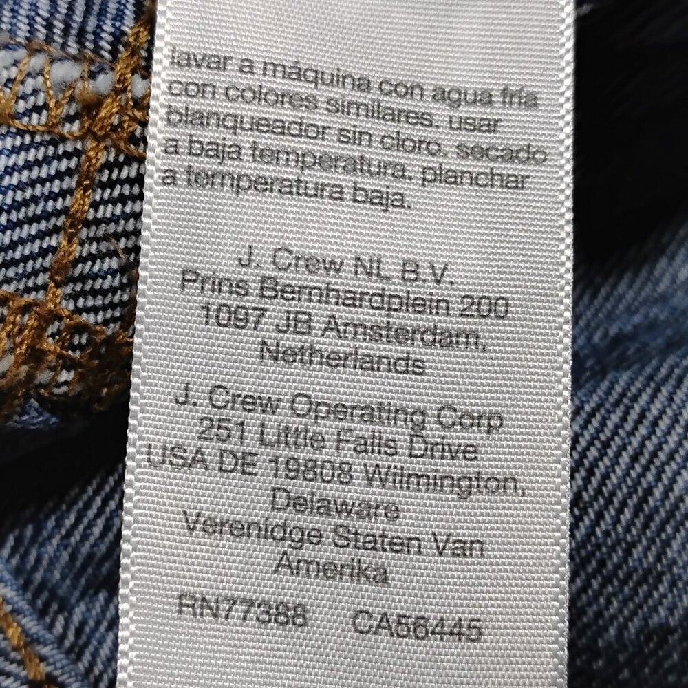 Madewell Denim Maxi Skirt Size 31 Medium Blue Wash 23" Slit Down Front Pockets - Picture 11 of 11